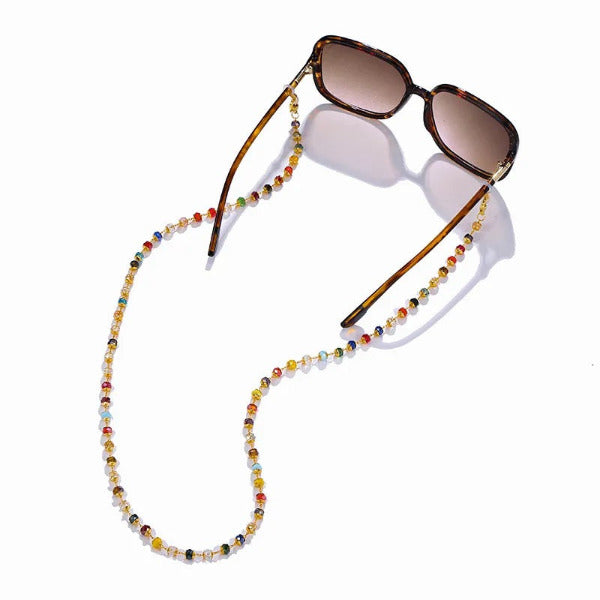 GLASSES CHAIN- Beaded Crystals