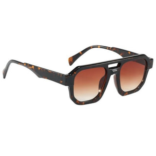 MCAINE Tortoiseshell Double Bridge Sunglasses