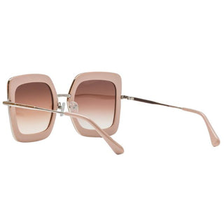 pink and silver oversized sunglasses