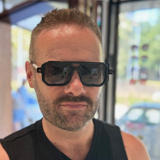Gafas de sol DANTE rosa con doble puente UV400