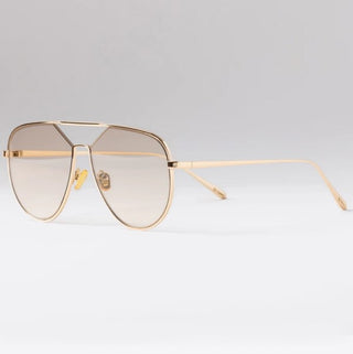 DI LUSSO Gold Aviator Sunglasses