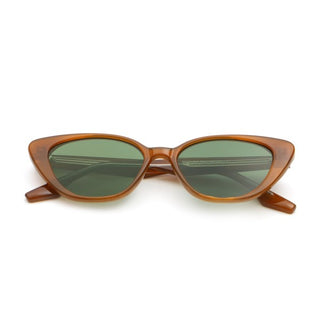 KITTY Tan Cat Eye Sunglasses