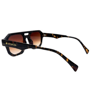 MCAINE Tortoiseshell Double Bridge Sunglasses