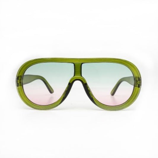 SCUBA Green UV400 Sunglasses- LAST ONE