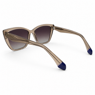 CATALINA Champagne Polarised Acetate Sunglasses