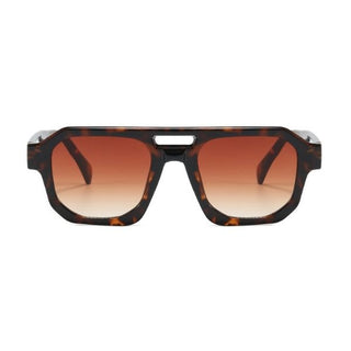MCAINE Tortoiseshell Double bridge Sunglasses