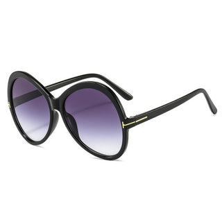 ADELE Black UV400 Oversized Sunglasses