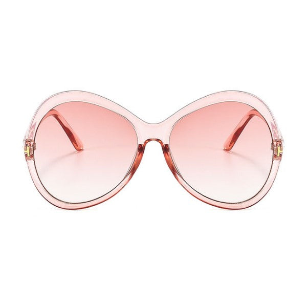 ADELE Pink UV400 Oversized Sunglasses