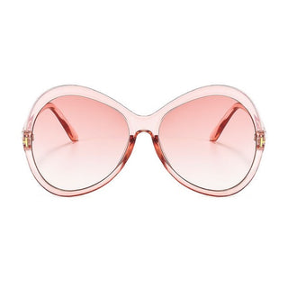 ADELE Pink UV400 Oversized Sunglasses