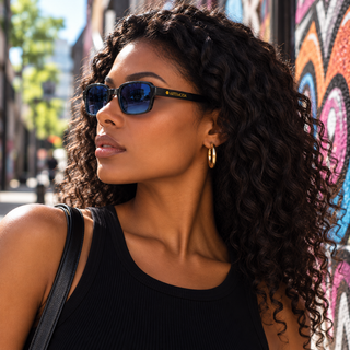 ALEXIO Blue Sunglasses