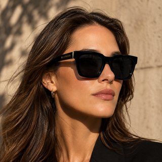 AMBROSI Black Polarised Sunglasses