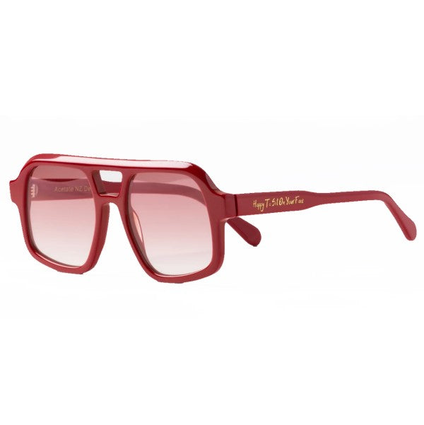CANDY DUST Red Aviator Sunglasses