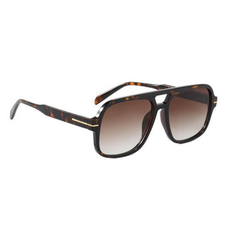 DAHMER Tortoiseshell Aviator Sunglasses