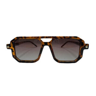 DANTE Copper Polaroid Aviator Sunglasses