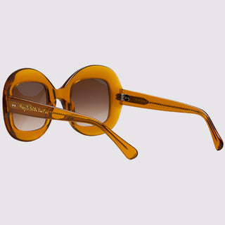 oversized orange sunglasses
