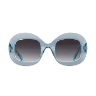 DISCERNMENT Sky Acetate Oversized Sunglasses