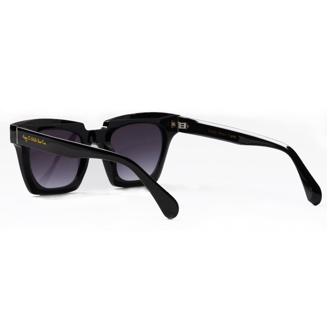 DOLLS Black Acetate Sunglasses