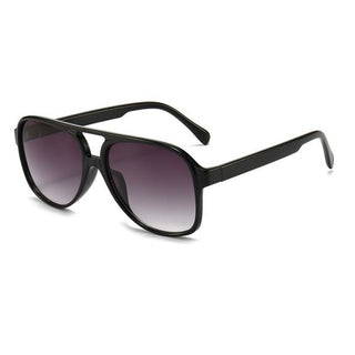 LEON Black Polaroid Aviator Sunglasses