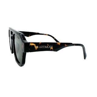 MCAINE Olive Tortoise Double bridge Sunglasses