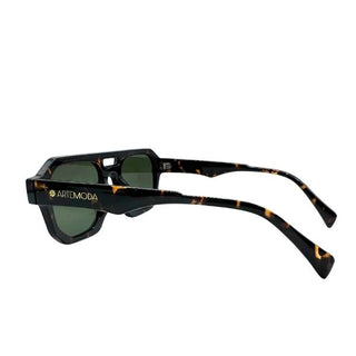 MCAINE Olive Tortoise Double bridge Sunglasses