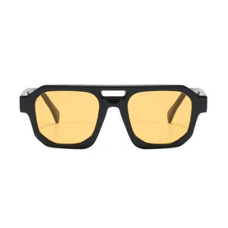 MCAINE Yellow Double bridge Sunglasses