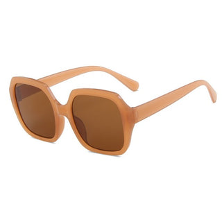 NARDINE Caramel UV400 Oversized Sunglasses