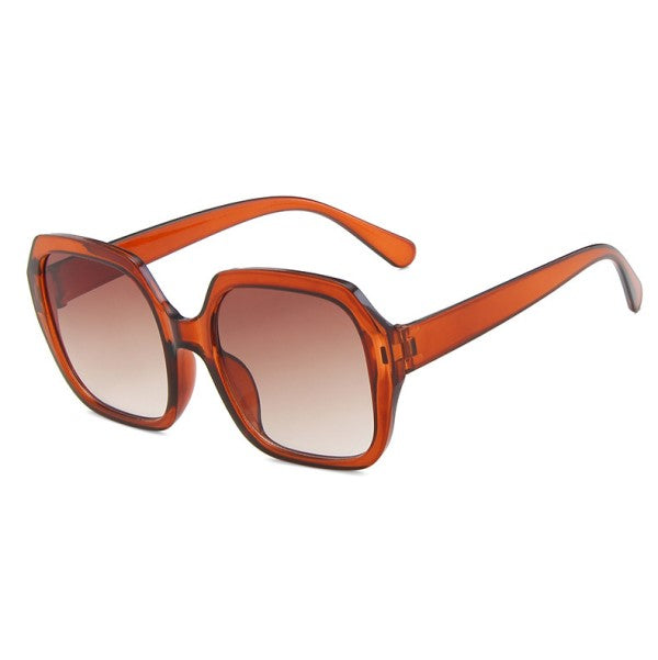 NARDINE Toffee UV400 Oversized Sunglasses