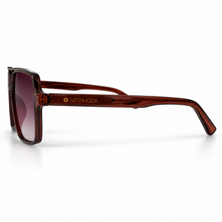 NICO Plum Double Bridge Sunglasses
