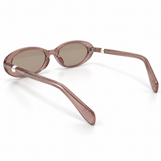 PERLINA Blush Oval Sunglasses
