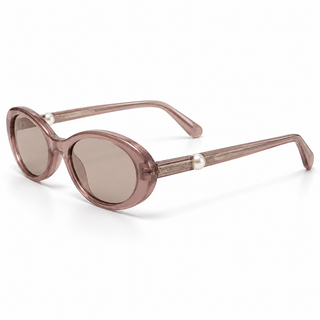 PERLINA Blush Oval Sunglasses