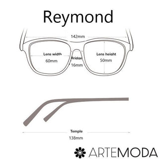 REYMOND Brown Metal Frame Aviator Polaroid sunglasses