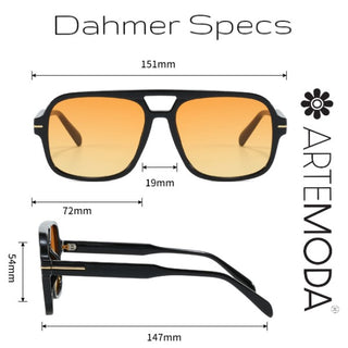 DAHMER Sunset Aviator Sunglasses