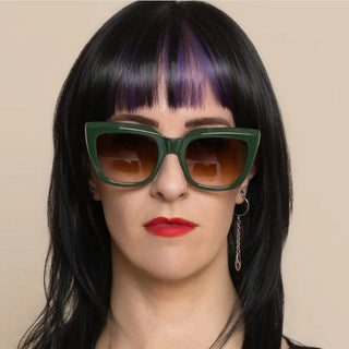 TWIN PEAKS Forest Acetate Sunglasses