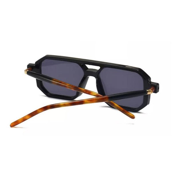 DANTE Black Double Bridge UV400 Sunglasses