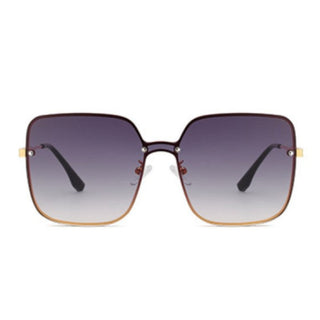 ELIO Smoke Square Oversized Sunglasses