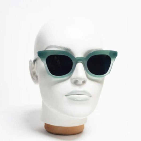 FLYING HIGH Green Acetate Frame + Polaroid UV400 Sunglasses
