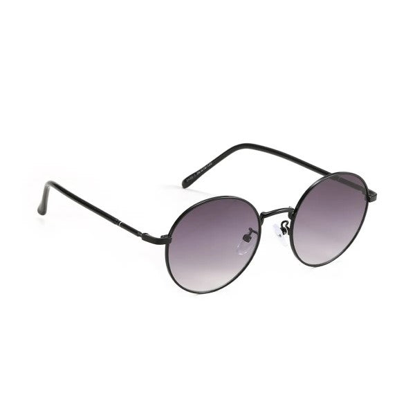 LENNON Black Round metal frame UV400 Sunglasses