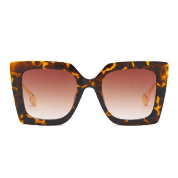 LUNA Tortoise Oversized UV400 Sunglasses