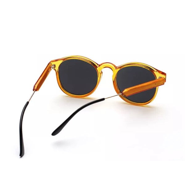 MIA Orange Round Sunglasses