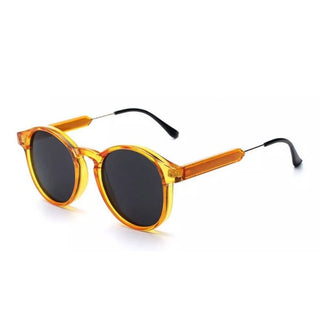 MIA Orange Round Sunglasses