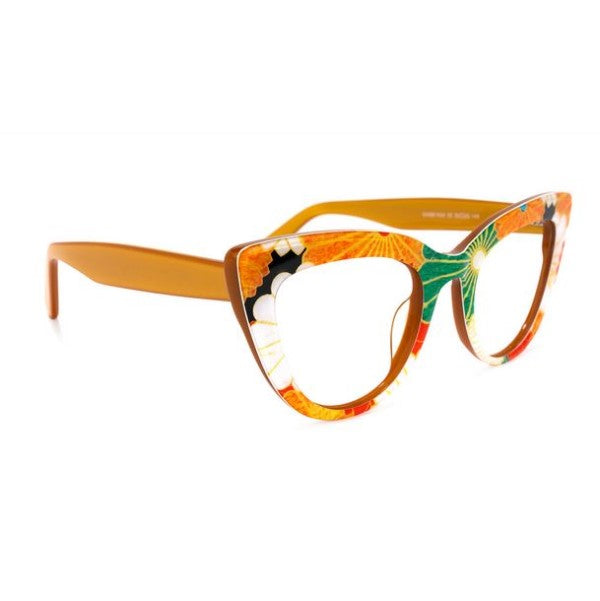 ORIENTAL Orange Acetate Cateye Frames