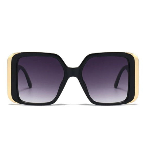 POSH Black Oversized UV400 Sunglasses
