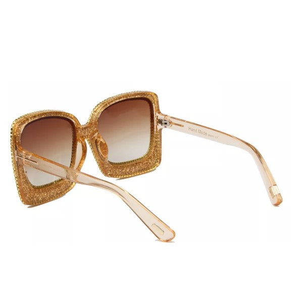 VALENTINA Gold Bling UV400 Sunglasses
