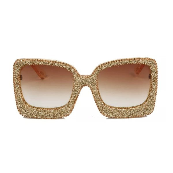 VALENTINA Gold Bling UV400 Sunglasses