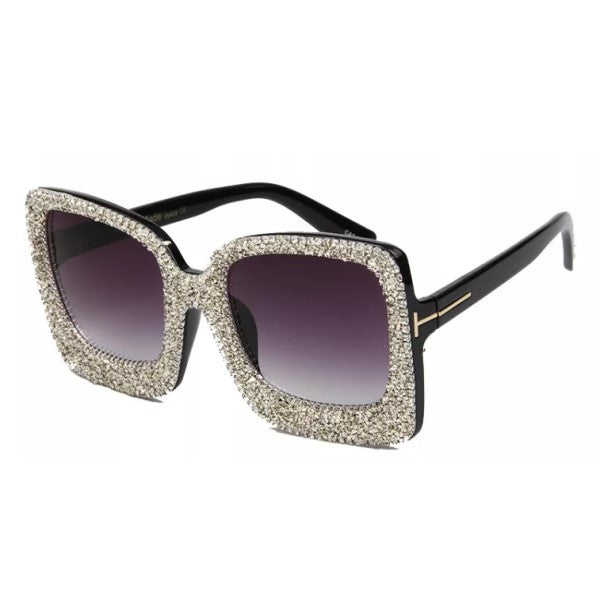 VALENTINA Silver Bling UV400 Sunglasses